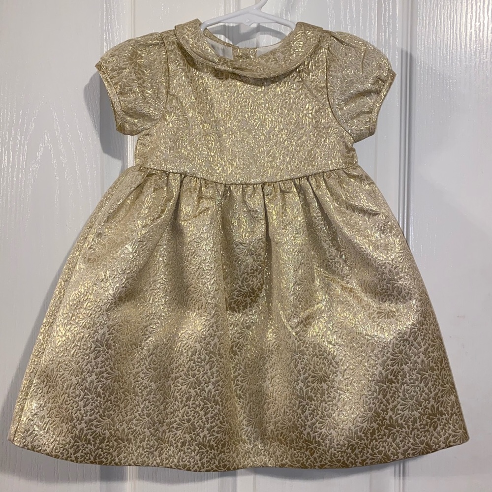 Gymboree gold dress